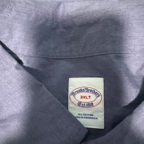 Brooks Brothers NWT Set of 2 Men’s Button Downs 3XLT - Picture 3 of 4